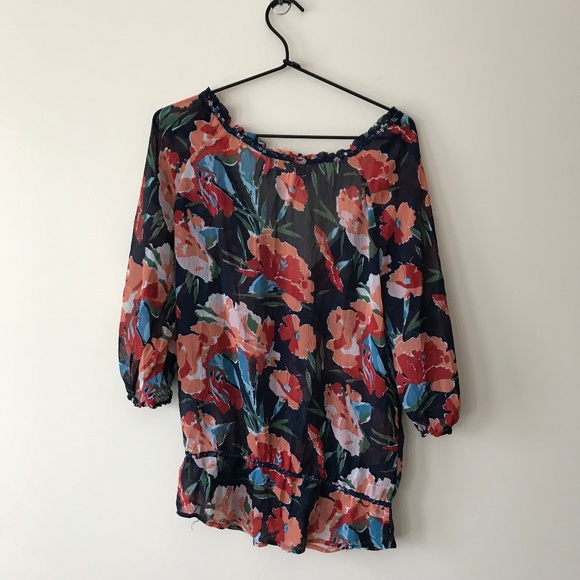 Abercrombie & Fitch floral blouse - Picture 6 of 6